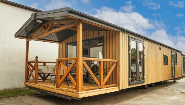 Maison mobile T2 MLUVTLT2 Spatt – 52 m², terrasse bois & double vitrage – livrée et installée – Image 5