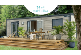 Mobil-home Louisiane Grand Large 3 – Neuf 3 chambres – 9,80 x 4,20 m – Isolation 4 saisons – Confort haut de gamme